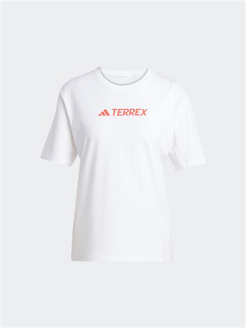 ADIDAS TERREX Funktionsbluse  rød / hvid