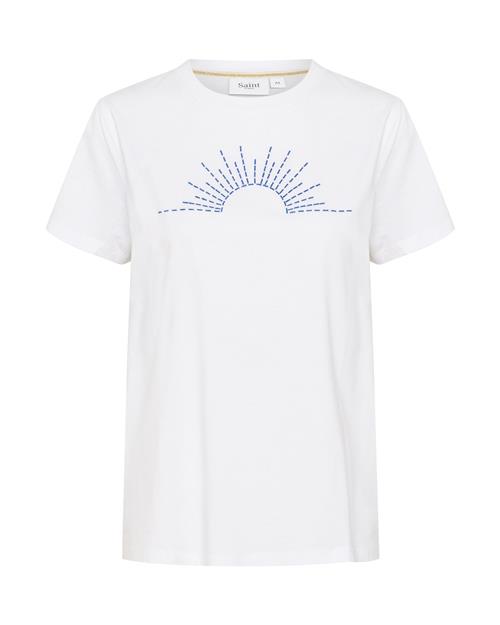 SAINT TROPEZ Shirts 'SZKanva'  blå / hvid
