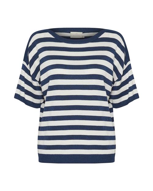 Kaffe Pullover 'Regina'  navy / hvid