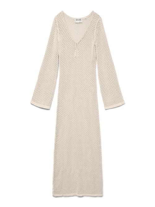 VERO MODA Strikkjole 'AWEmma'  beige