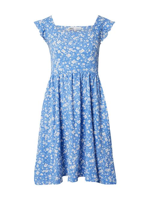 ONLY Kjole 'ONLSerina'  blå / hvid