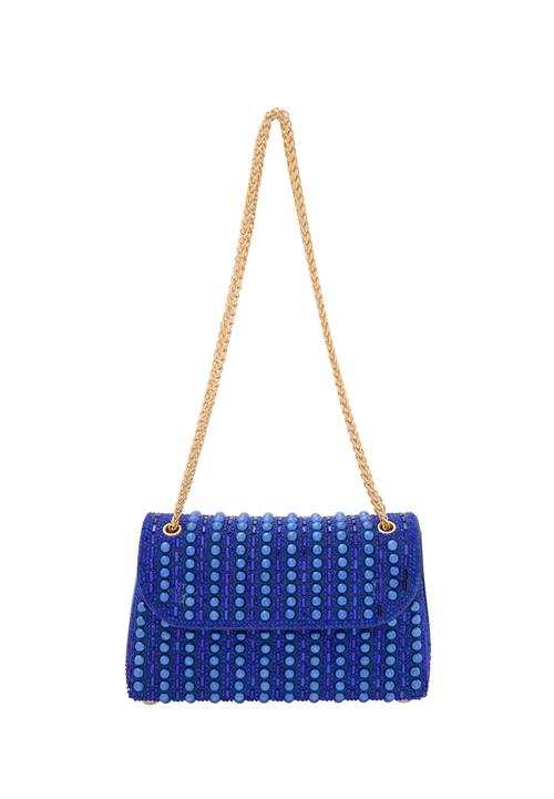 faina Skuldertaske  indigo / safir / ultramarinblå