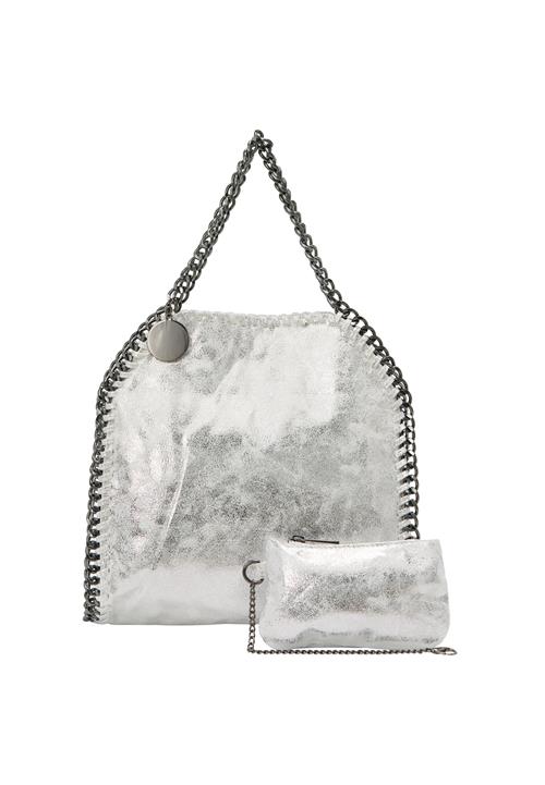 faina Shopper  hvid-meleret