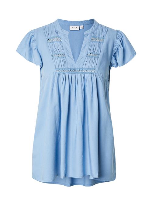 VILA Bluse 'VIVisia'  blue denim