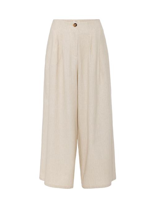 Antioch Bukser med lægfolder  offwhite