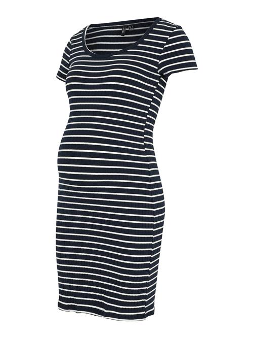 Vero Moda Maternity Kjole 'VMMSEA'  natblå / hvid