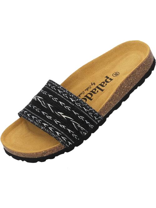 Palado by Sila Sahin Pantoletter 'Solista'  sort / sølv