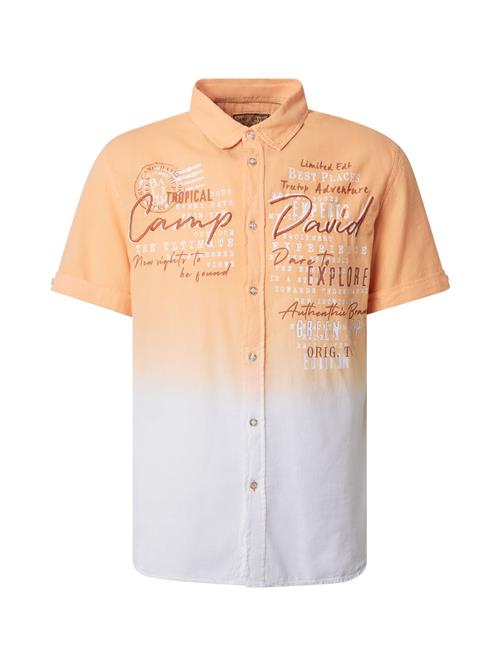 CAMP DAVID Skjorte  orange / mandarin / hvid