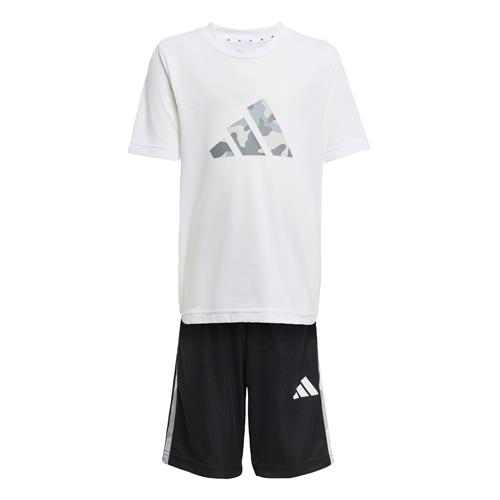 ADIDAS SPORTSWEAR Træningsdragt 'Train Essentials'  sort / hvid