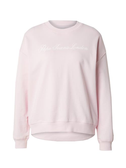 Pepe Jeans Sweatshirt 'ELSY'  pastelpink / hvid