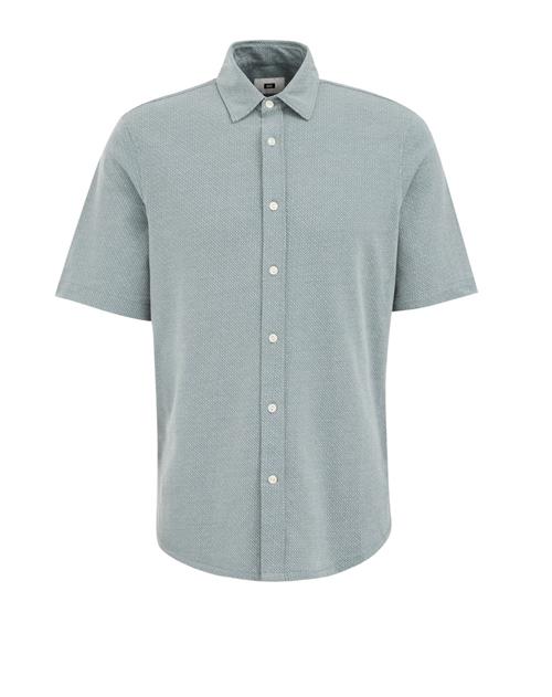 WE Fashion Skjorte  opal / mørkeblå / hvid