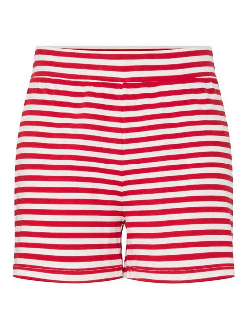 PIECES Bukser 'PCDonna'  rød / hvid