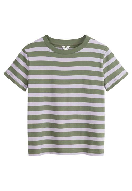 MELA Shirts 'KHIRA'  oliven / hvid