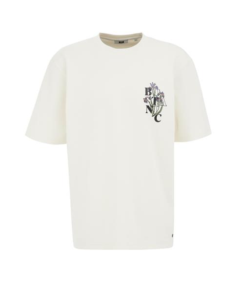 WE Fashion Bluser & t-shirts  grøn / lilla / sort / offwhite