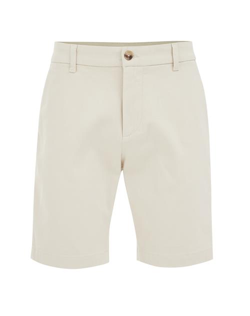 WE Fashion Lærredsbukser  elfenben