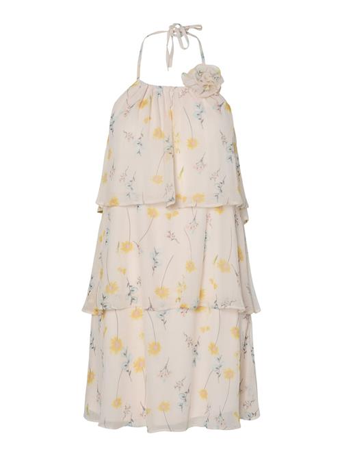 PIECES Coctailkjole  lyseblå / curry / oliven / pastelpink