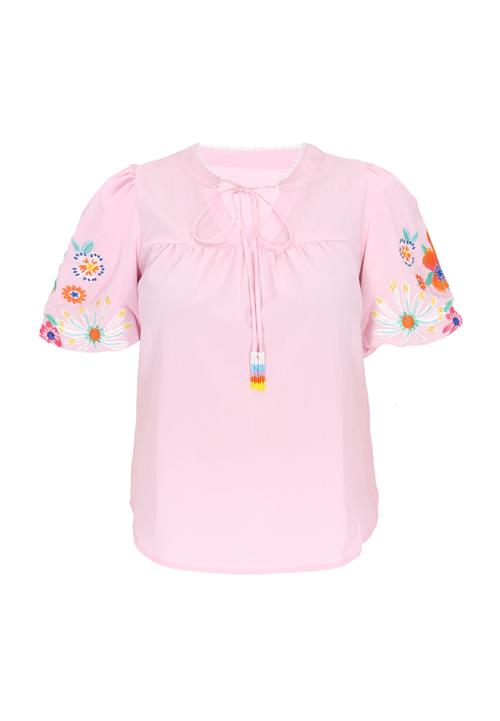 usha FESTIVAL Bluse  turkis / orange / pink / lyserød