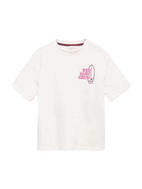MANGO KIDS Shirts 'RIOCREW'  pink / rosé / offwhite