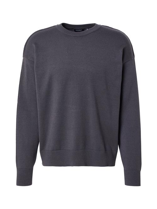 Elias Rumelis Pullover 'LAURENTINO'  mørkegrå / hvid