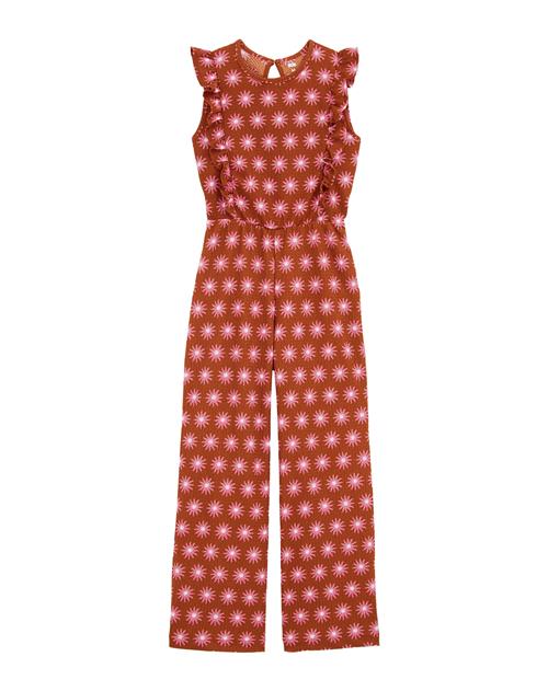 WE Fashion Overall  creme / lyseorange / orangerød