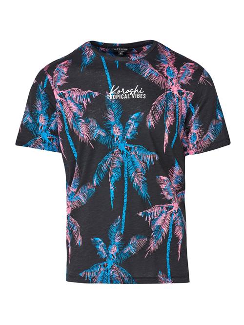 KOROSHI Bluser & t-shirts  himmelblå / lyserød / sort