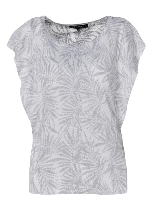 KOROSHI Bluse  grå / hvid