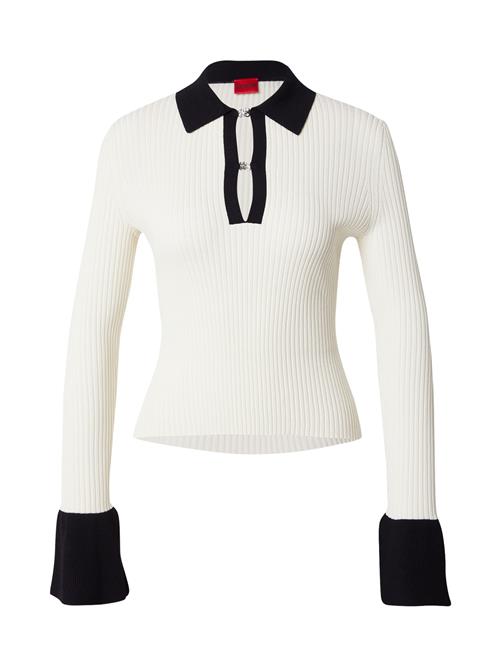 HUGO Pullover 'Sharro'  sort / hvid