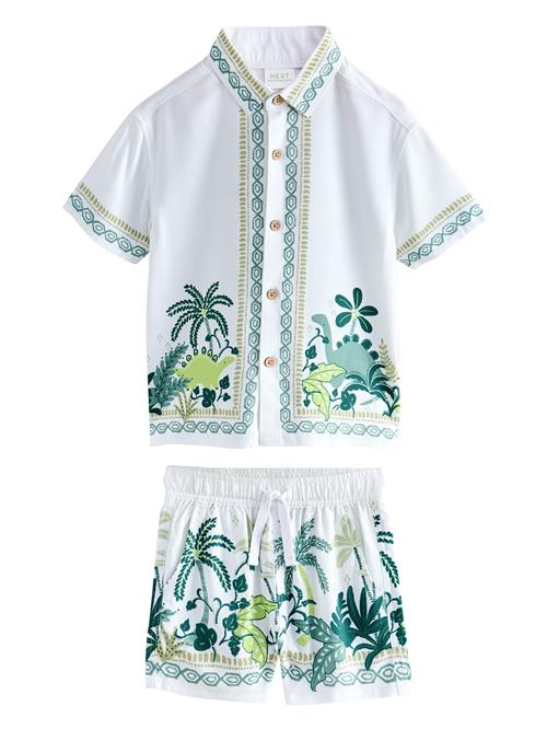 Next Sæt  smaragd / jade / lysegrøn / hvid