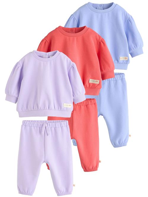 Next Joggingdragt  lyseblå / lavendel / rød