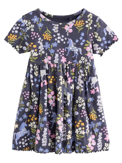 Next Kjole  navy / oliven / violetblå / orkidee