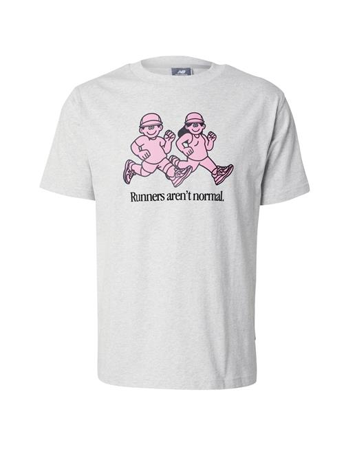 new balance Bluser & t-shirts  gammelrosa / sort / hvid-meleret