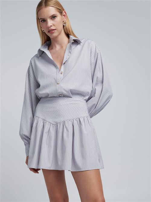 BWLDR Nederdel 'Kate'  lysegrå / hvid