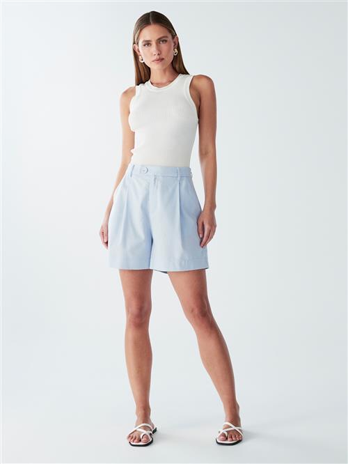 Willa Bukser med lægfolder 'Rise'  lyseblå