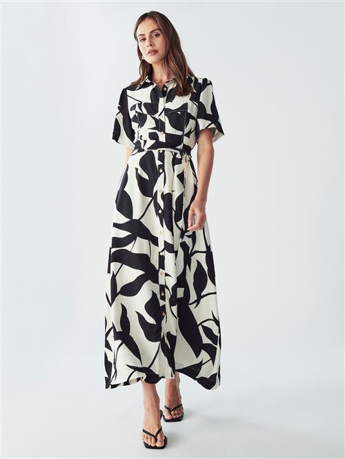 Willa Blusekjole  sort / hvid