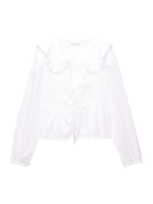 Pull&Bear Bluse  hvid