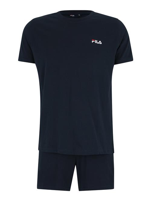 FILA Pyjamas kort  marin / rød / hvid