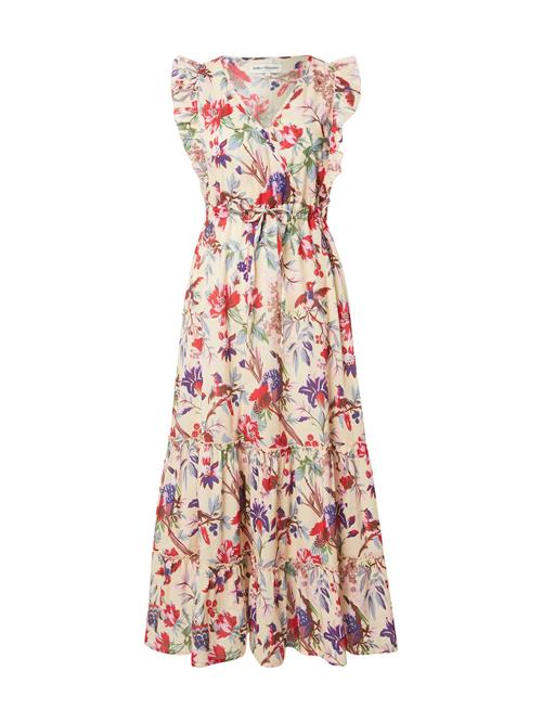 Lollys Laundry Sommerkjole 'Samo'  sand / dueblå / lyserød / rød