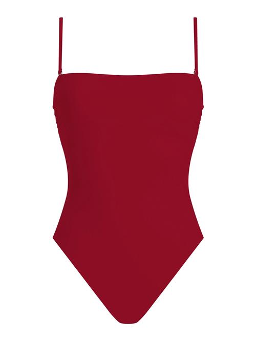 Calvin Klein Swimwear Badedragt  mørkerød