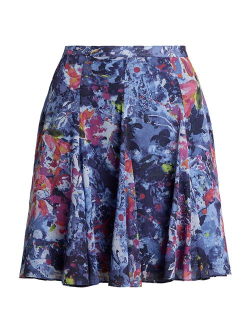 Lauren Ralph Lauren Nederdel  navy / mørkeblå / lysegrøn / pitaya