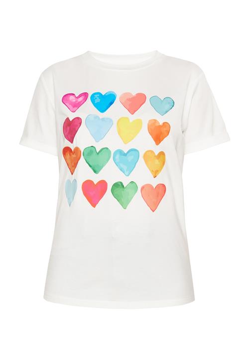 usha BLUE LABEL Shirts 'Fashion Look'  gul / mørkegrøn / orange / hvid