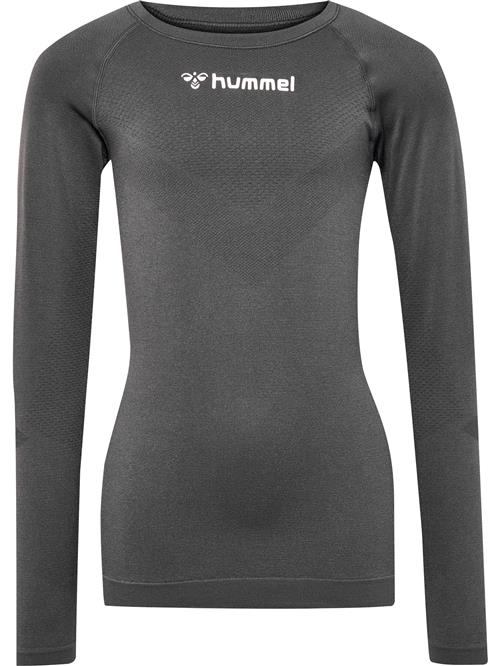 Hummel Funktionsskjorte  mørkegrå / hvid