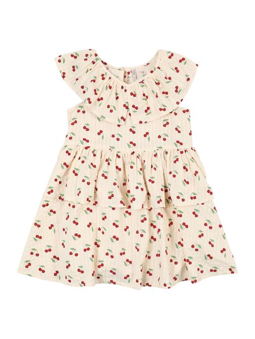 Only Mini Kjole 'KMGCerise'  lysebeige / grøn / rød