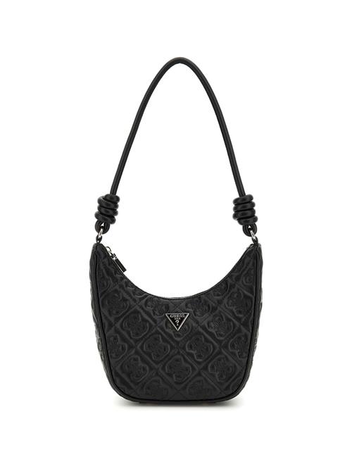 GUESS Skuldertaske 'ADELASIA TOP ZIP SHOULDER BAG'  sort