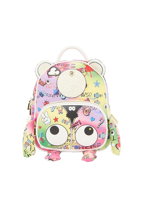 MYMO Rygsæk 'Eyetheme'  gul / grøn / pink / sort