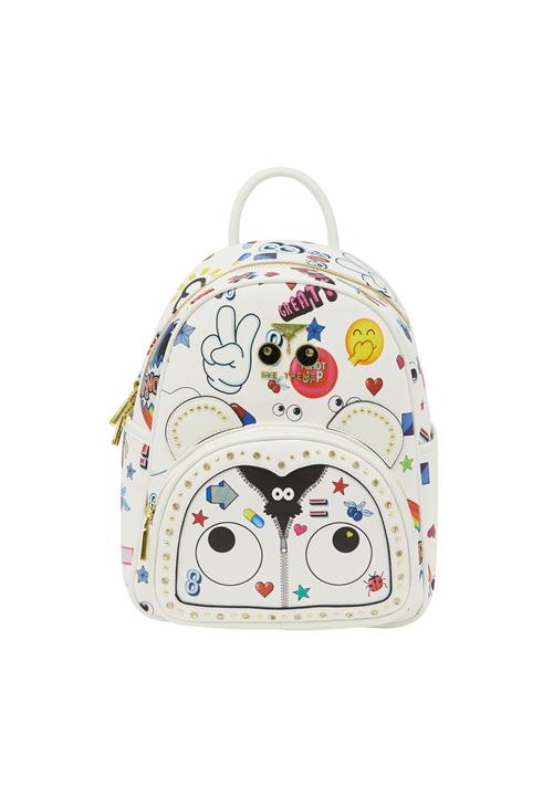 MYMO Rygsæk 'Eyetheme'  gul / orange / sort / hvid