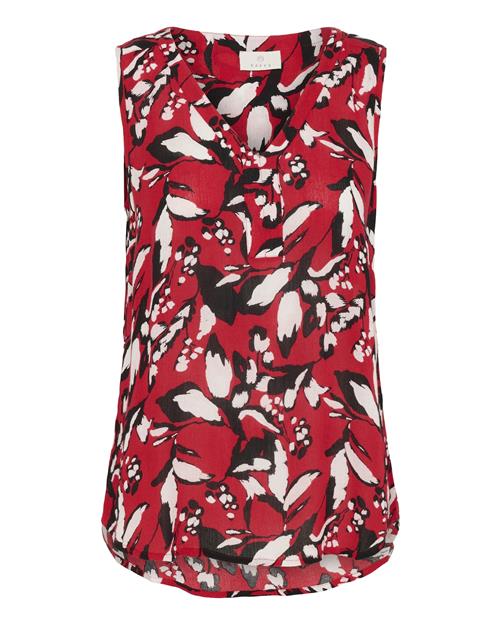 Kaffe Bluse 'KAAmber'  rød / sort / hvid