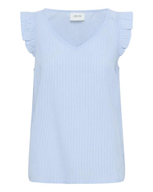 Cream Bluse 'CRKatinka'  lyseblå / offwhite