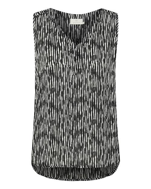 Kaffe Bluse 'Amber'  sort / hvid