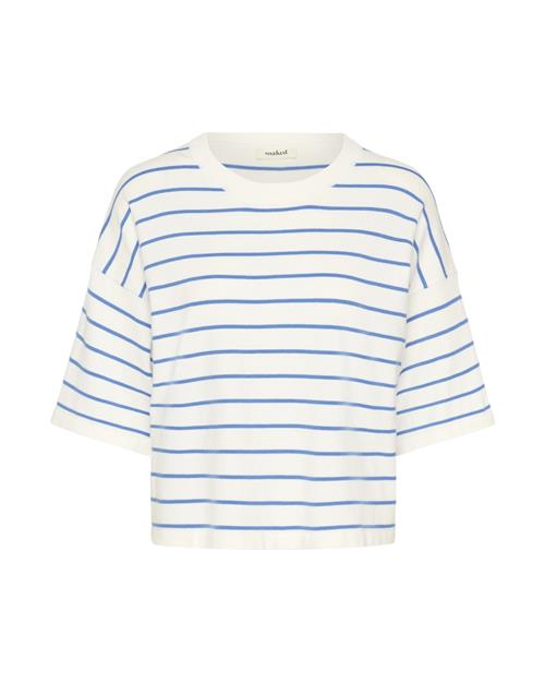 SOAKED IN LUXURY Pullover 'Spina'  blå / hvid