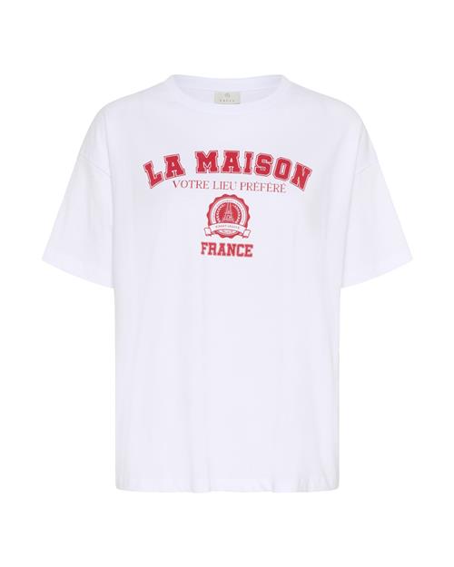 Kaffe Shirts  rød / hvid